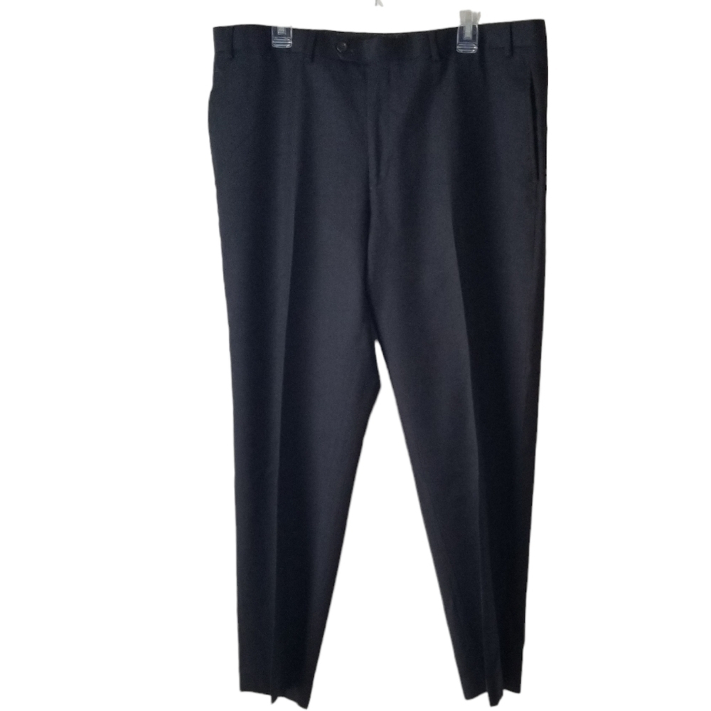 Lauren Ralph Lauren 100% Wool Dark Gray Dress Pants 40x30